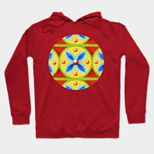 Heraldic Quartrefoil Stripe Hoodie